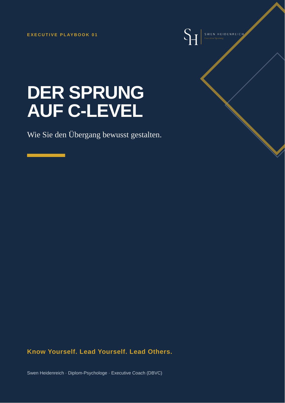 Cover des Executive Playbooks Der Sprung auf C-Level